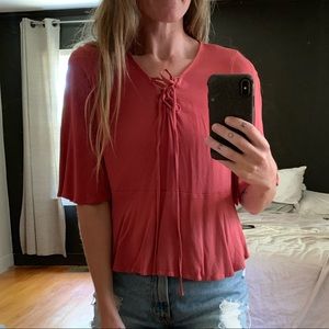 PINK BOHO TOP